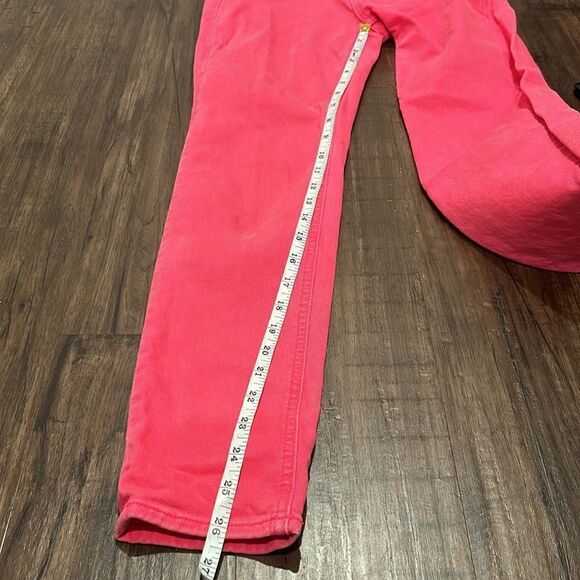 Rag & bone high rise bull pink skinny ankle jeans pants, Size 24 - Picture 12 of 12